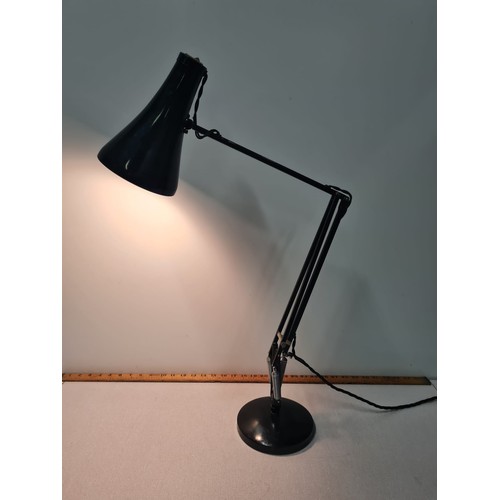 8 - Original Herbert Terry black Anglepoise lamp.