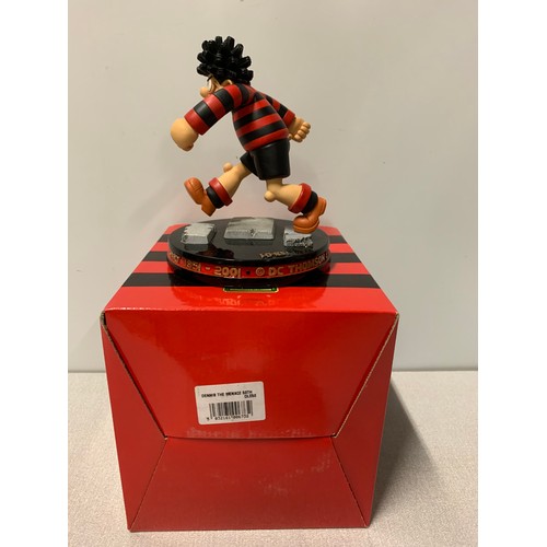 21 - Robert Harrop Limited Edition Beano Dennis The Menace 50th anniversary figure. Boxed. 14cm tall.