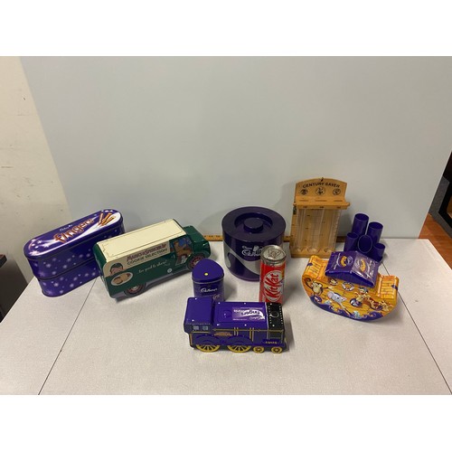 49 - Collection of Cadbury's Advertising tins etc.