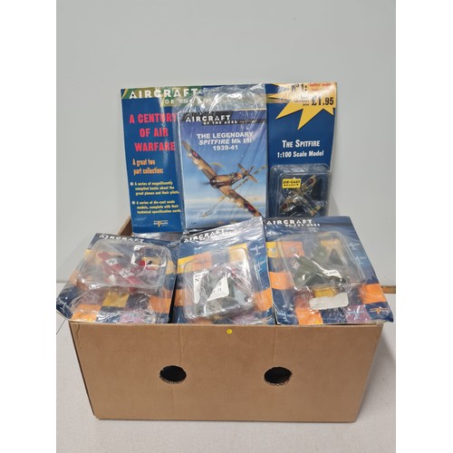 118 - Large collection of Aircraft of the ages die-cast models.