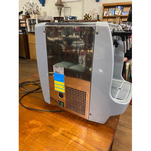 229 - Celli beer dispensing machine. H 58cm x D 60cm x L 32cm.