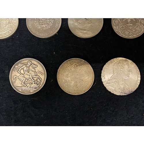 173 - quantity of vintage coins to include trade dollar etc.