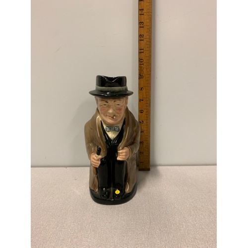 33 - Royal Doulton Winston Churchill Toby jug.
22cm Tall