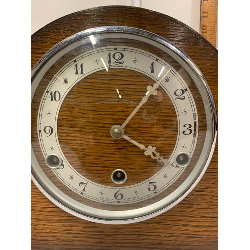 158 - 2 Art Deco mantle clocks - Bentima and Smiths