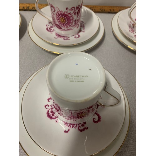 292 - 35 piece Elizabethan bone China tea set.