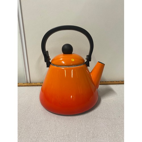 1 - Le Cruset Kone Enamel Stove Top Kettle.