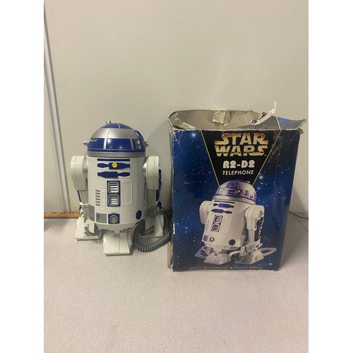 7 - Star Wars R2-D2 Telephone with original box.
29cm h