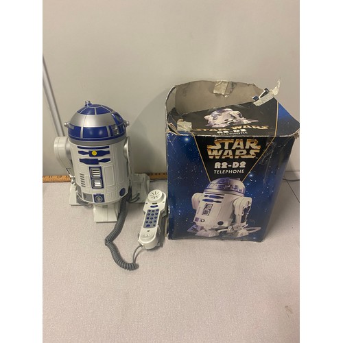 7 - Star Wars R2-D2 Telephone with original box.
29cm h