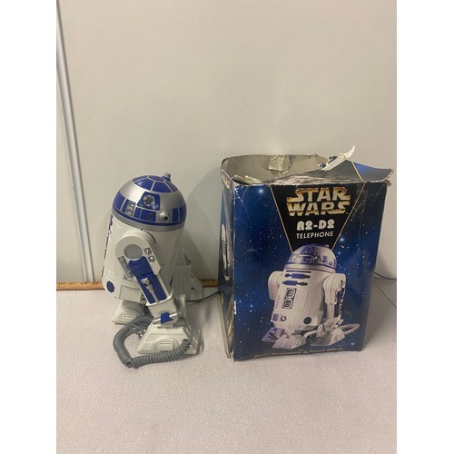 7 - Star Wars R2-D2 Telephone with original box.
29cm h