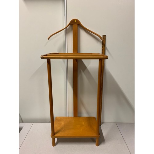 13 - Vintage teak Gentleman's Valet/butler stand.