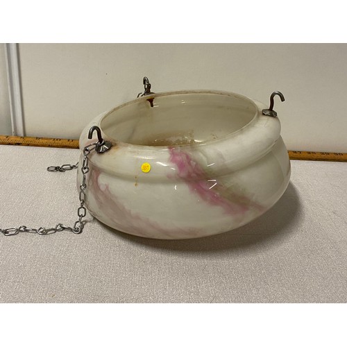 23 - Original Art Deco ceiling light (only 2 chains)