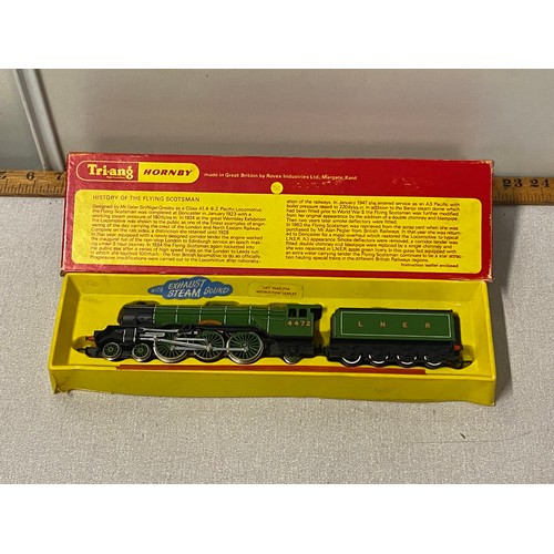 26 - Vintage Tri-ang Hornby Flying Scotsman 4472 in original box with sleeve.