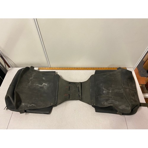 364 - Motorcycle leather Saddle Bags / Throw Over Panniers