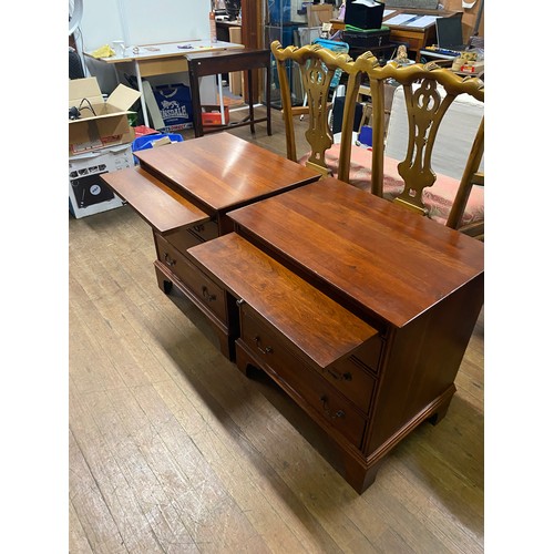 198 - Pair of Lexington Bob Timberlake Solid Cherry bedside cabinets.