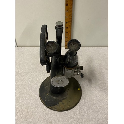 71 - Vintage Bellingham & Stanley ltd London microscope No. 465049