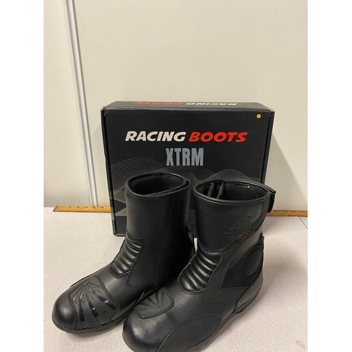 79 - New boxed XTRM racing boots - size 8