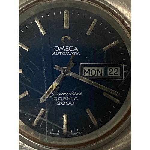 98 - 1970's Omega Seamaster cosmic 2000 gents wrist watch with paper work. Working - See pictures for con... 