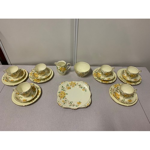 301 - 21 piece Royal Grafton 'Alendale' tea set.