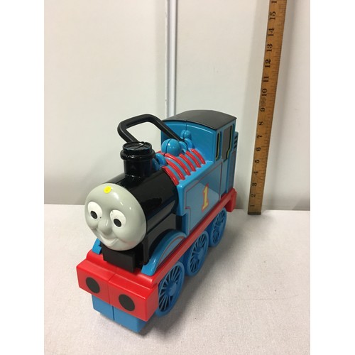 228 - Thomas The Tank carry case and collection of trains.