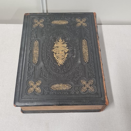 41 - Antique Word Of The Lord family bible.
25cm x 33cm