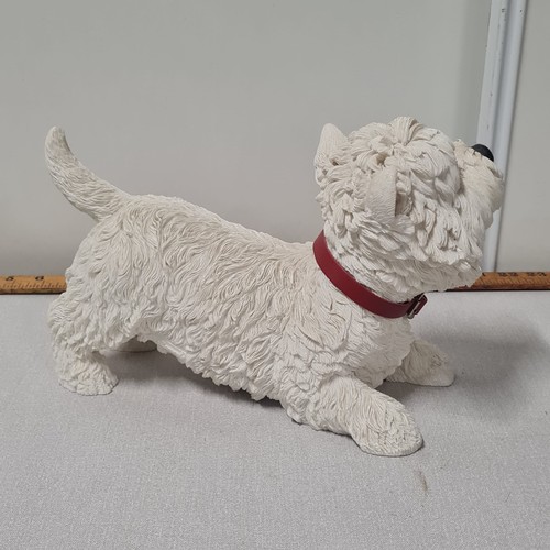 81 - Large Westie dog ornament.
26cm l