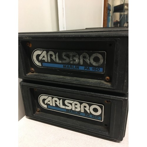 203 - 2 x Carlsbro Marlin PA 150 Amps.