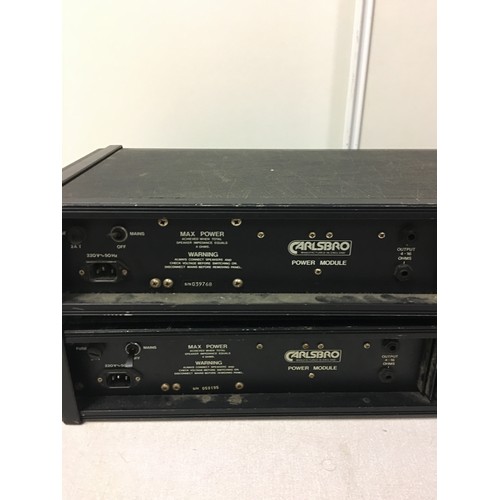 203 - 2 x Carlsbro Marlin PA 150 Amps.