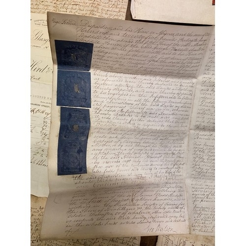 70 - Selection of antique documents - some from the 17th Century. Dates shown in pics are 1617, 1693, 180... 