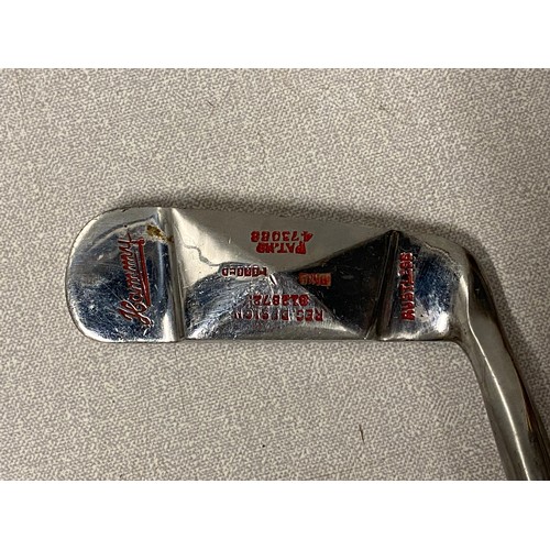 240 - Hickory shafted presentation golf club.