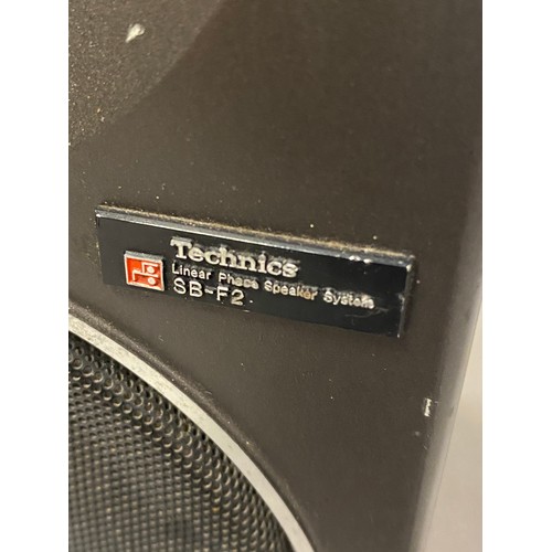 366 - Technics Linear Phase Speaker System SB-F2 speakers.