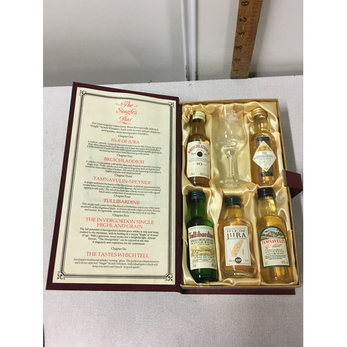 10 - The Singles Bar miniature whisky collection - A singular selection of fine single whiskies from Inve... 