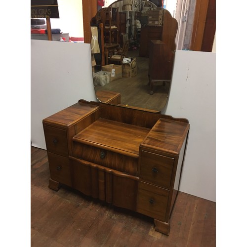 115 - Art Deco dressing table.
156cm h x 106cm l