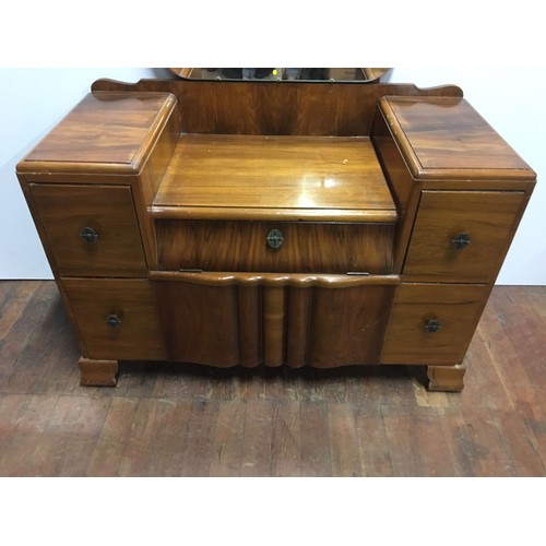 115 - Art Deco dressing table.
156cm h x 106cm l