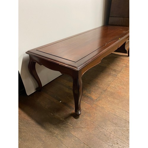 301 - Rose wood style long coffee table.