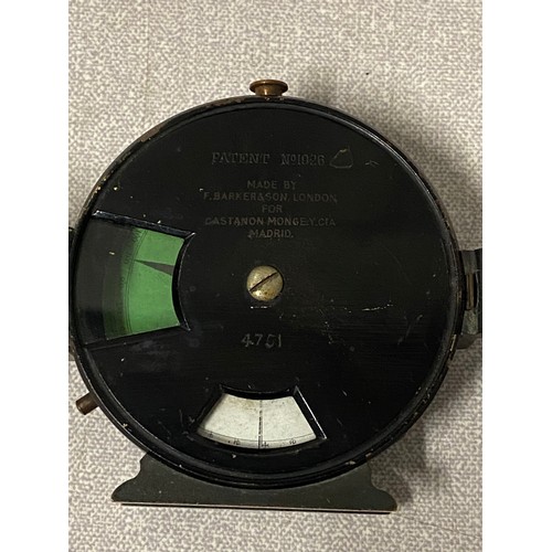 243 - Antique Compass by Francis Barker - Combined Compass and Clinometer No 2154, Patent No 1926, c1890 w... 