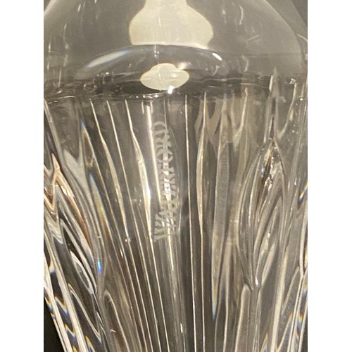 341 - waterford crystal perfume bottle & stopper
24cm long