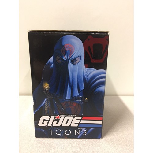 408 - Boxed G.I.Joe Icons - Cobra Commander.