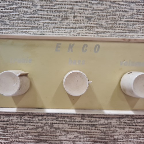 41 - Vintage Ekco record player. Plays but needs some attention.