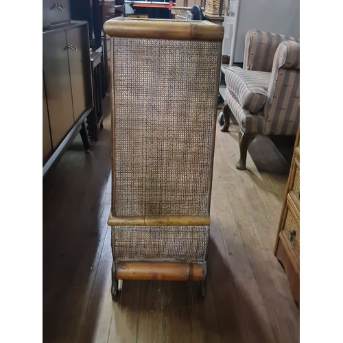 120 - Vintage bamboo and rattan unit.
78cm x 50cm