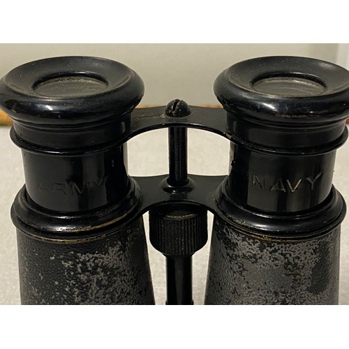 18 - 2 Pairs of antique military binoculars