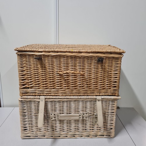 351 - 2 wicker hampers.