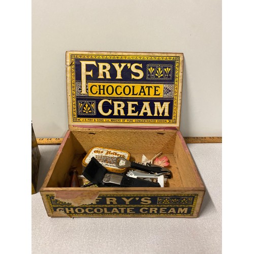 267 - vintage frys cream chocolate box etc