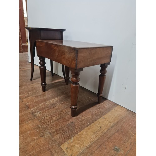 282 - wooden piano stool & plant stand