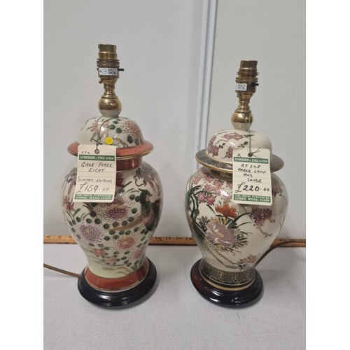 270 - 2 large ornate table lamps
approx 40 cm