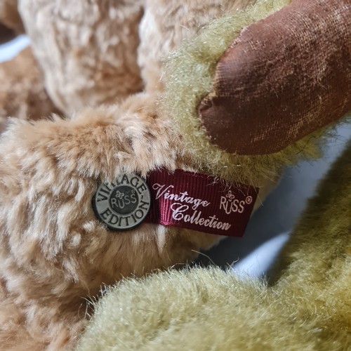 488 - 1 chad valley teddy & 1 russ vintage collection teddy