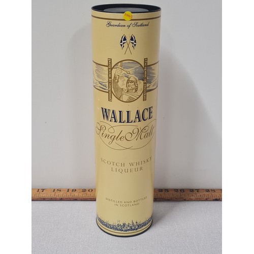 53 - Very rare discontinued Wallace Single Malt Whisky liqueur in original box.