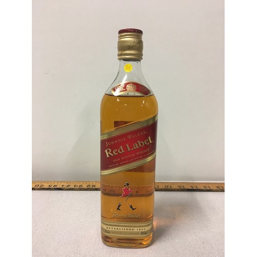 225 - Bottle of Johnnie Walker Red Label Scotch Whisky.