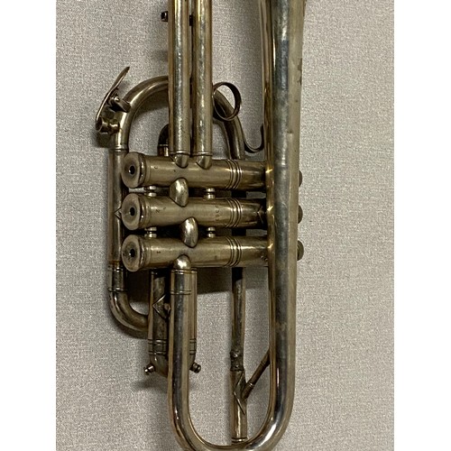 41 - Dallas London Rudy Muck 21 trumpet. (Small split to mouth area)