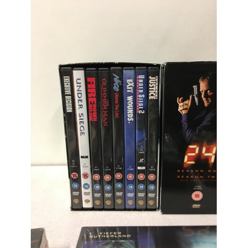 116 - 3 x SEALED 24 dvd box sets and The Spaghetti Western collection.