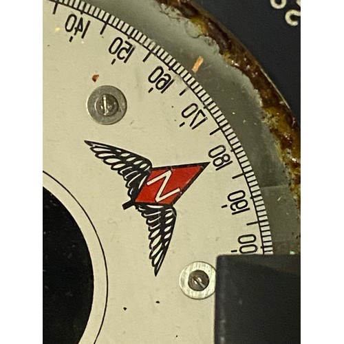 141 - WWII RAF Medium Landing compass in original wooden box.